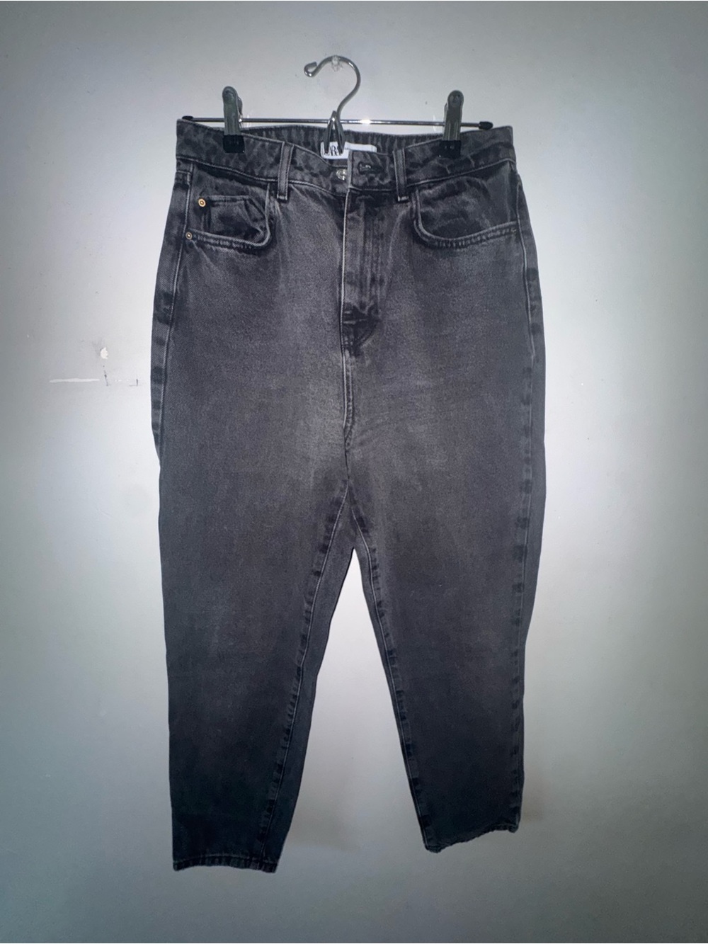 Black Washed Denim Jeans